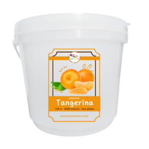 Tangerina desidratada moída 2mm (Alta Qualidade) 550g